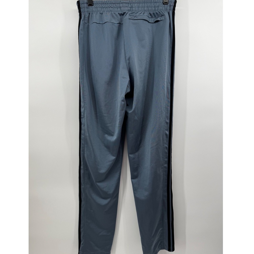 Adidas Mens Dazzle Track Pants Blue Grey Stripes Sweatpants Joggers Size Medium - Picture 13 of 13